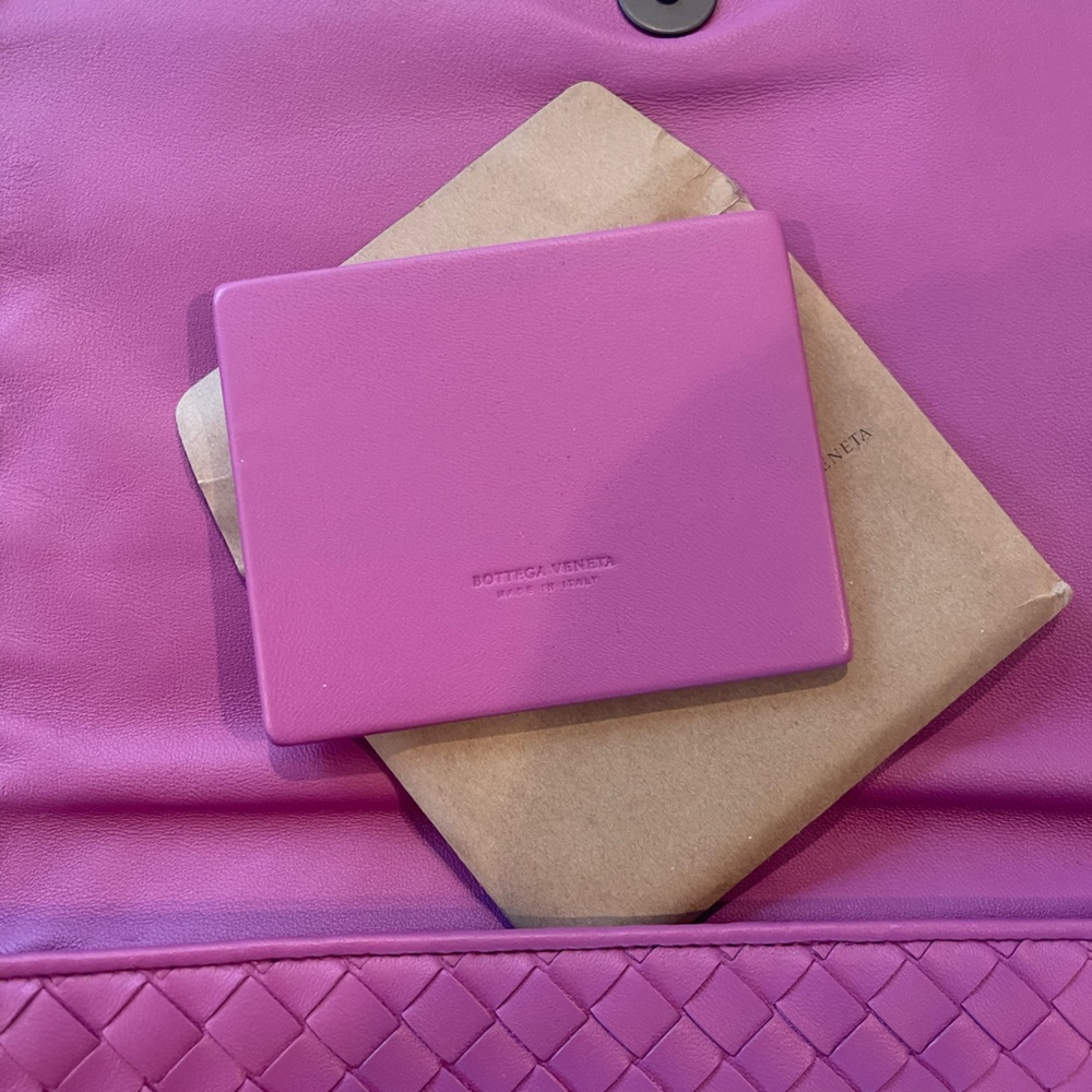 Bottega Veneta purple woven leather crossbody bag - brand new - Picture 6 of 15